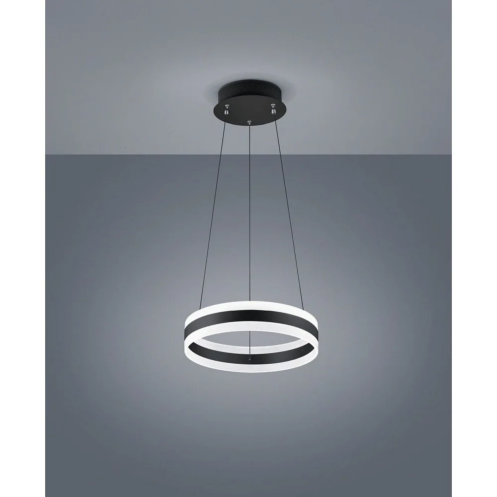 [HEL-26/1692.22] Helestra LED Pendant luminaire LIV 40 LED, IP20 (black matt)