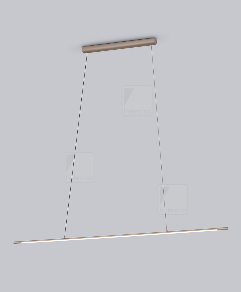 [HEL-16/2601.70] Helestra Pendant luminaire LEDA IP20, dimmable, 1120 lm (coffee brown)
