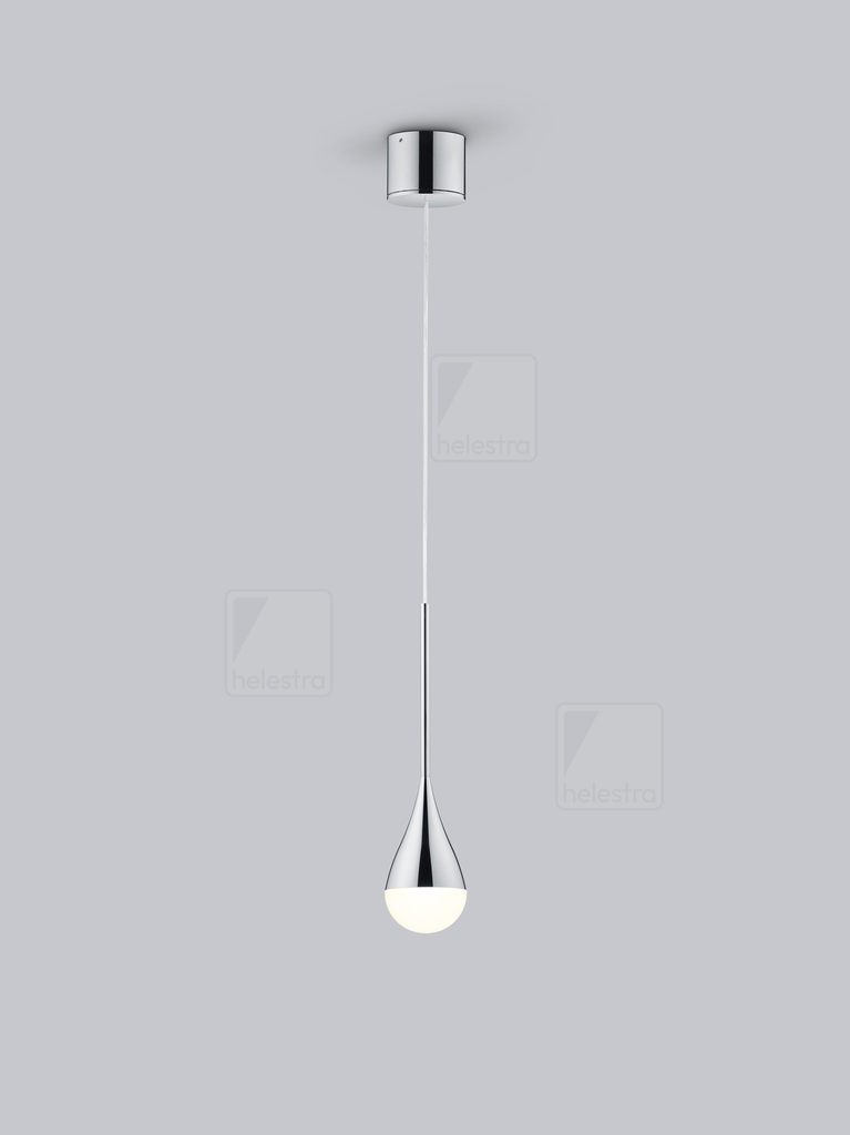 [HEL-16/2630.04] Helestra Pendant luminaire DUC conical IP44, dimmable (chrome)