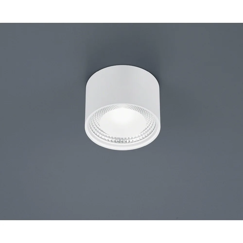 [HEL-15/1946.07] Helestra LED Ceiling luminaire KARI LED, round, IP30, white matt (black matt)