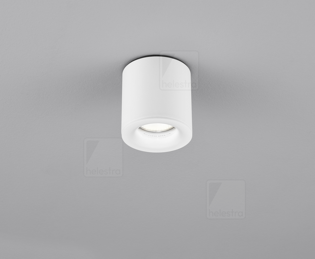 [HEL-15/2129.07] Helestra Outdoor ceiling luminaire NOG 1 flame, cylindrical GU10 IP65 (clear white matt)