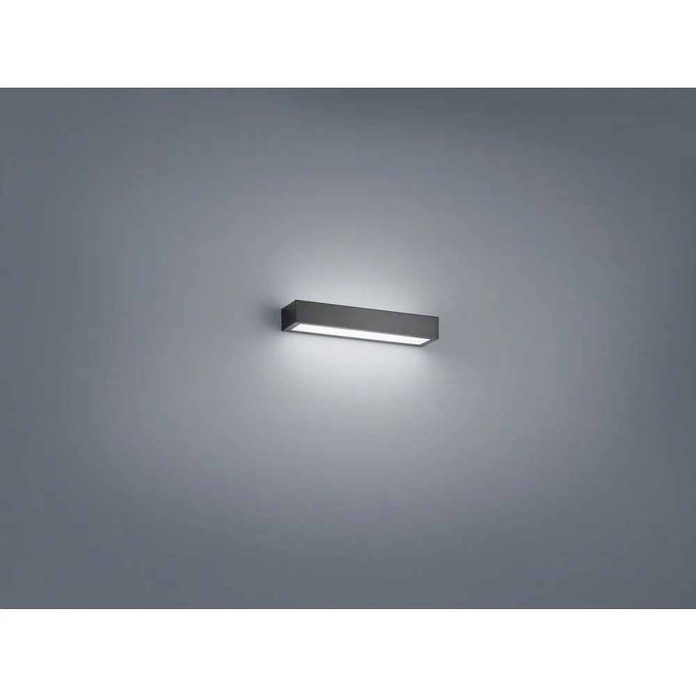 [HEL-18/1825.22] Helestra LED Wall luminaire THEIA 30 LED Mirror lamp IP 44 black matt