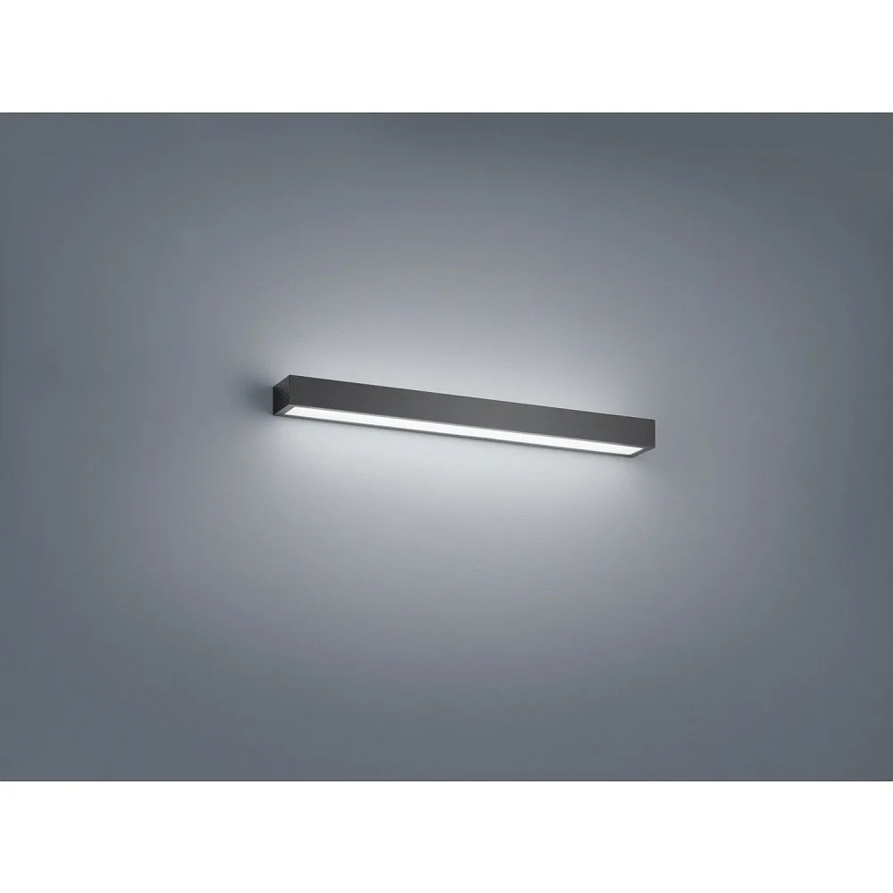 [HEL-18/1826.22] Helestra LED Wall luminaire THEIA 60 LED Mirror lamp IP 44 black matt