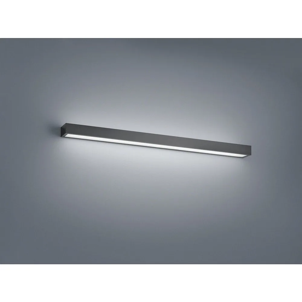 [HEL-18/1827.22] Helestra LED Wall luminaire THEIA 90 LED Mirror lamp IP 44 black matt