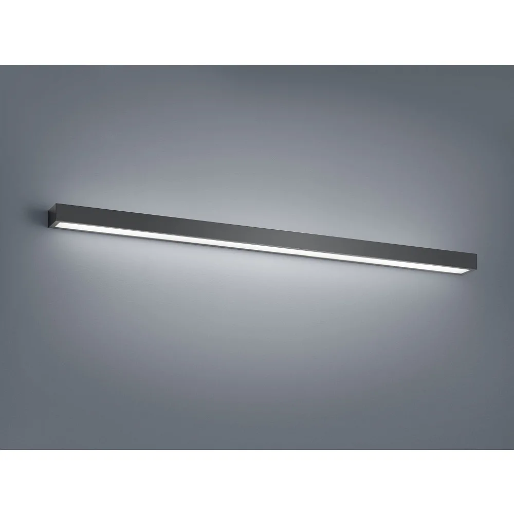 Helestra LED-Wandleuchte THEIA 120 LED-Spiegelleuchte IP 44 mattschwarz