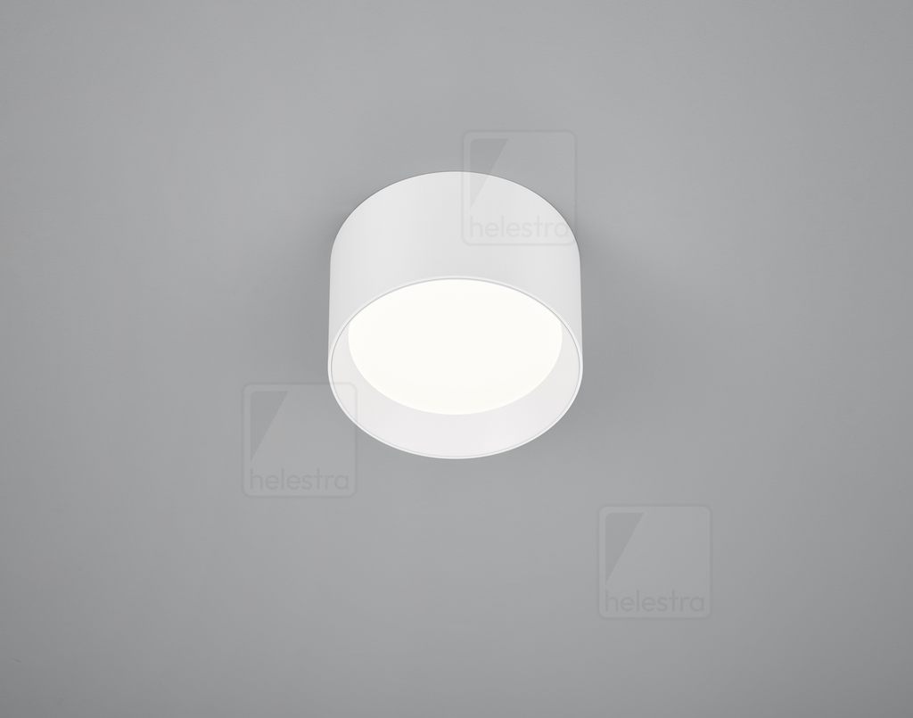 Helestra Ceiling luminaire ENIO round IP20, white dimmable, 12.00 W