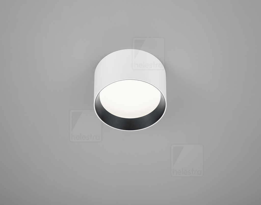 [HEL-15/2215.07-22] Helestra Plafonnier ENIO rond IP20, noir, blanc dimmable (HEL-15/2215.07-22)