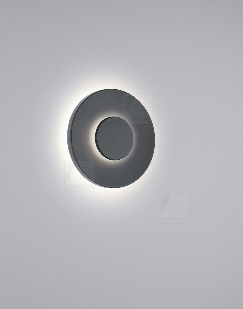 [HEL-A282508.93] Helestra Applique d'extérieur BUD 44 rond IP65, graphite dimmable