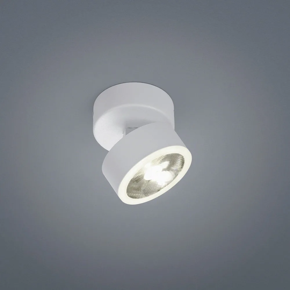 Helestra Plafonnier LED PAX LED Spot, 1 flamme, IP20, blanc mat
