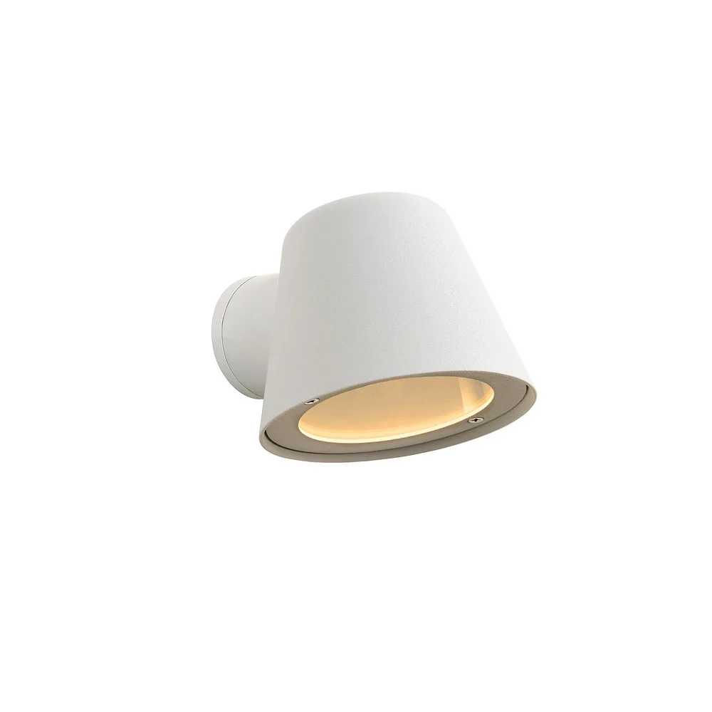 Lucide Applique murale DINGO LED ronde GU10 IP44 – blanc