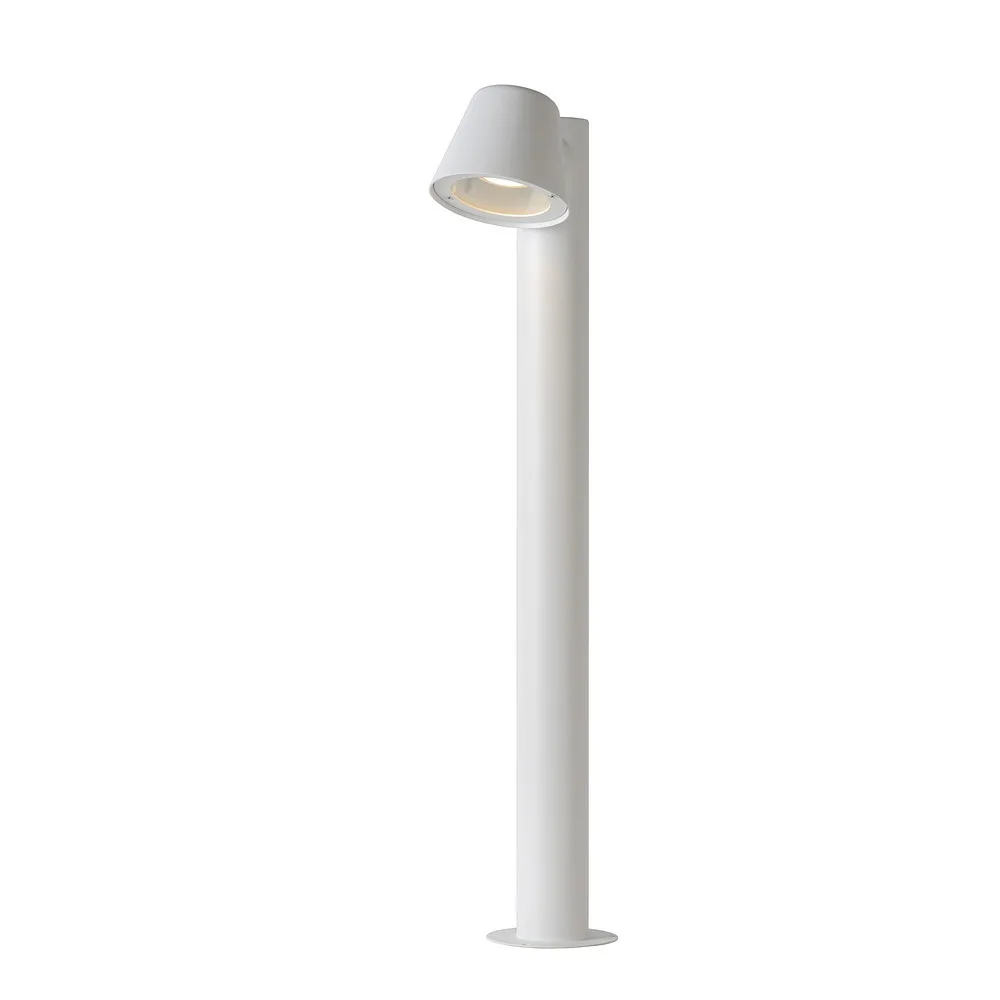 Lucide Wegeleuchte DINGO LED rund GU10 IP44 – Weiß