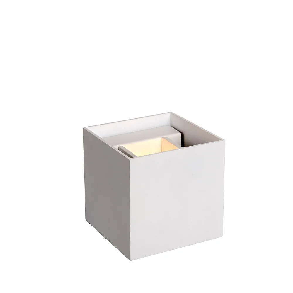 Lucide Applique murale XIO carrée G9 IP20, dimmable – blanc