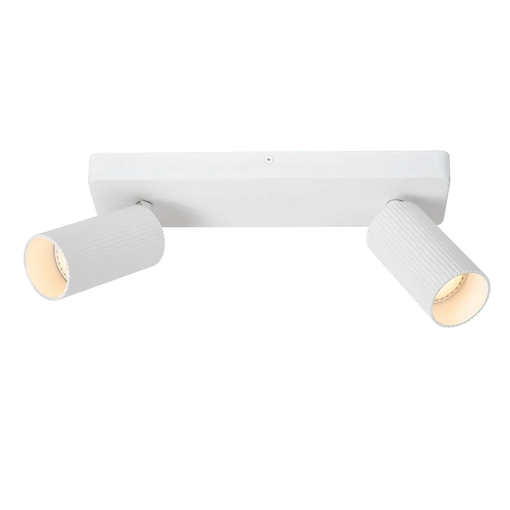 [LUC-09939/02/31] Lucide Spot CLUBS 2 flames, square GU10 IP20, dimmable (white)