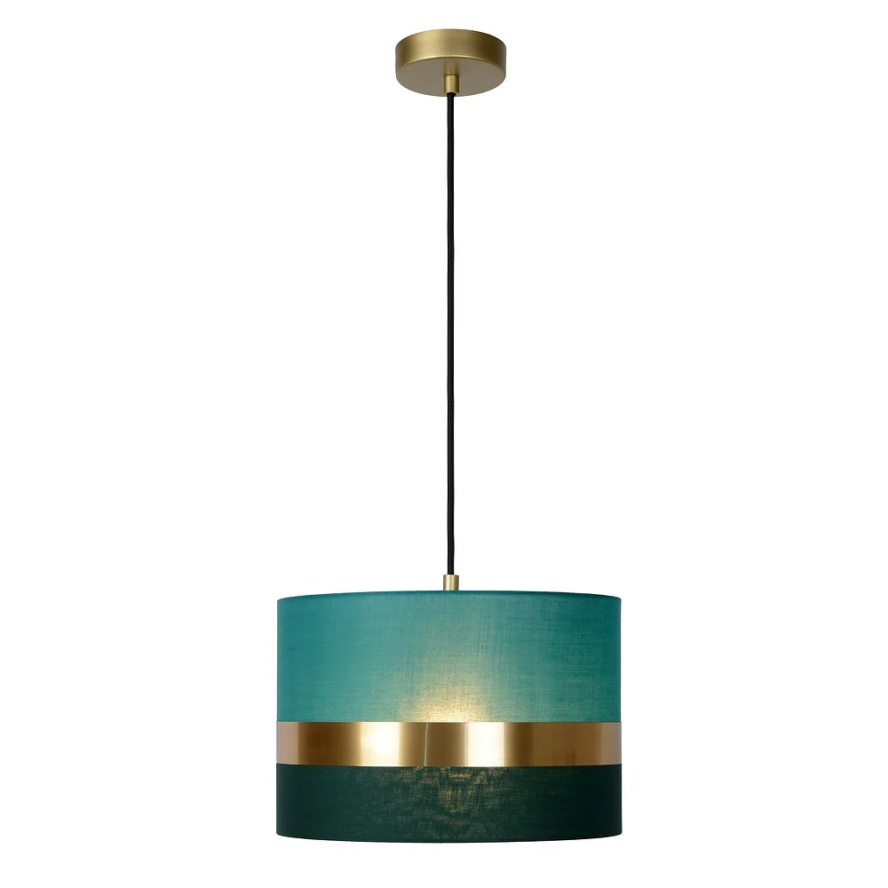 Lucide Pendant luminaire EXTRAVAGANZA TUSSE round E27 IP20 – green gold