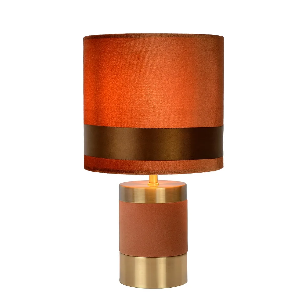 [LUC-10500/81/43] Lucide Table lamp EXTRAVAGANZA FRIZZLE round E14 IP20 (brown)