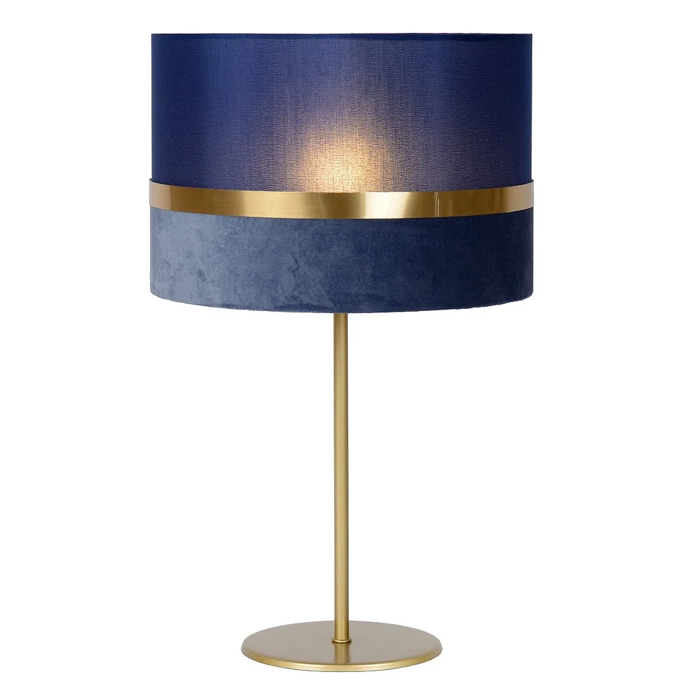 Lucide Table lamp EXTRAVAGANZA TUSSE round E14 IP20, green, gold – blue gold