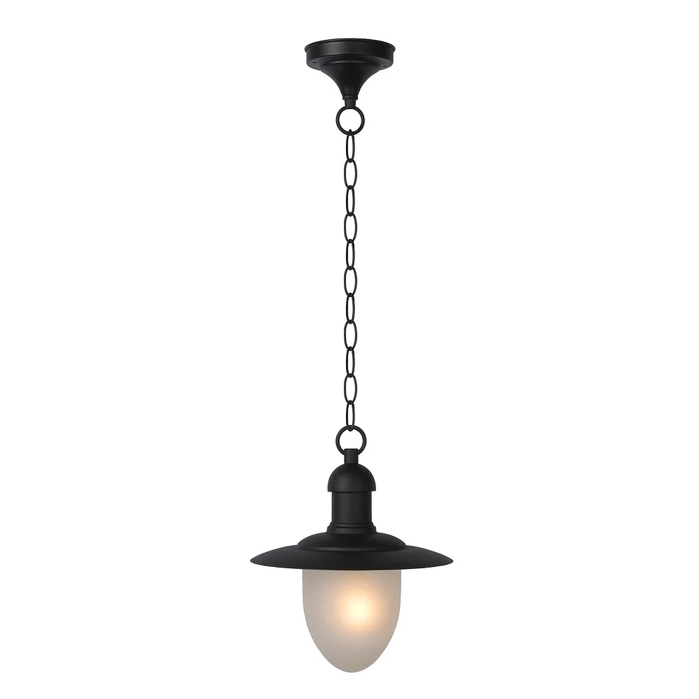 [LUC-11872/01/30] Lucide Pendant luminaire ARUBA round E27 IP44 (black)
