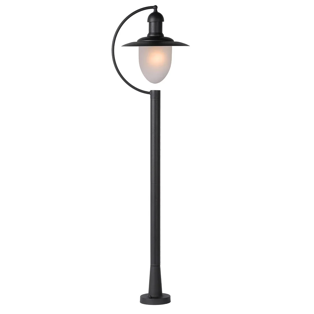 [LUC-11873/01/30] Lucide Pole luminaire ARUBA round E27 IP44 (black)