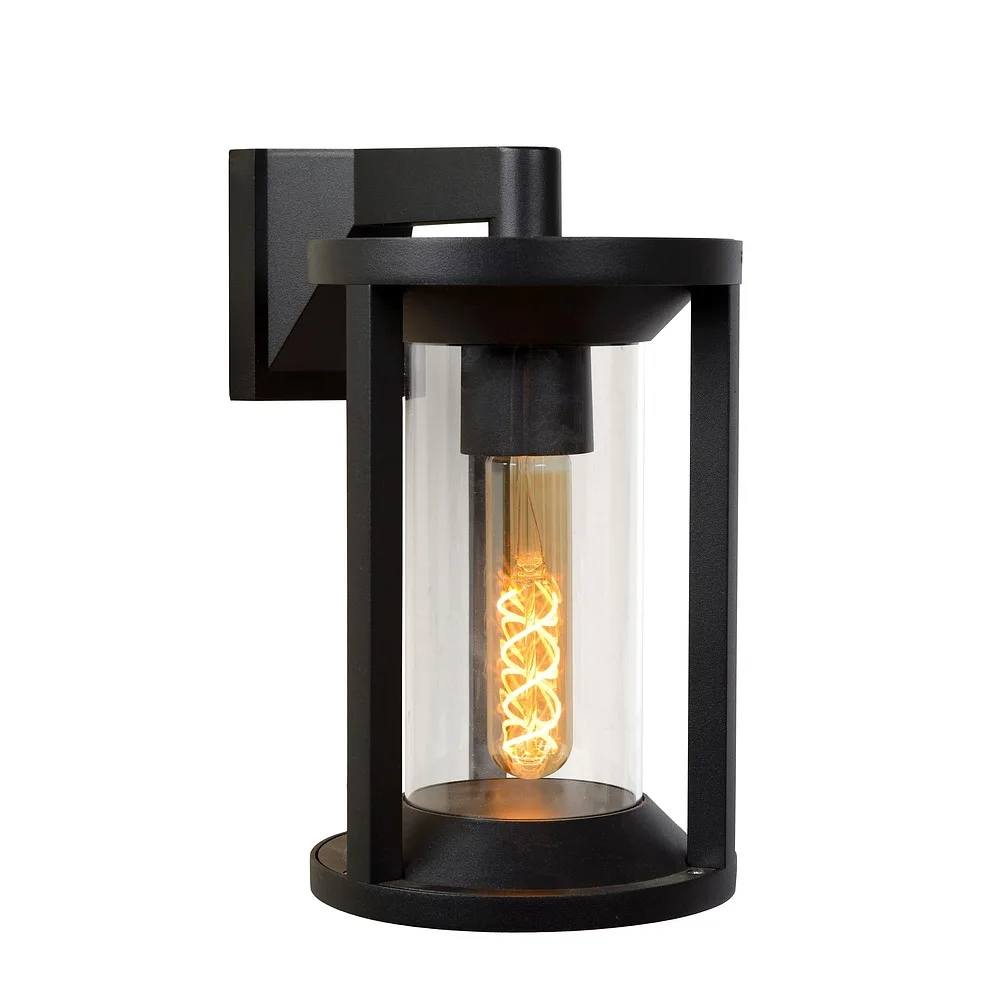 Lucide Applique d'extérieur CADIX cylindrique E27 IP65, noire