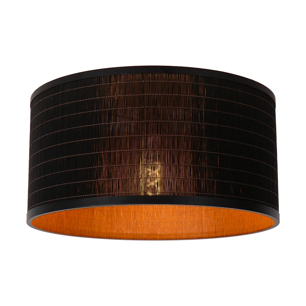 [LUC-21129/40/30] Lucide Plafonnier TAGALOG rond E27 IP20, bois, noir