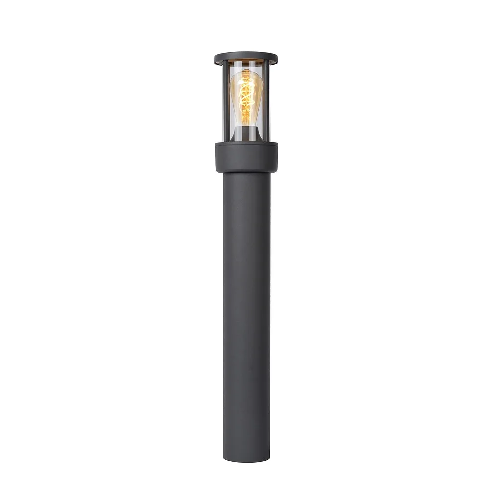 Lucide Bollard lamp LORI cylindrical E27 IP44, anthracite