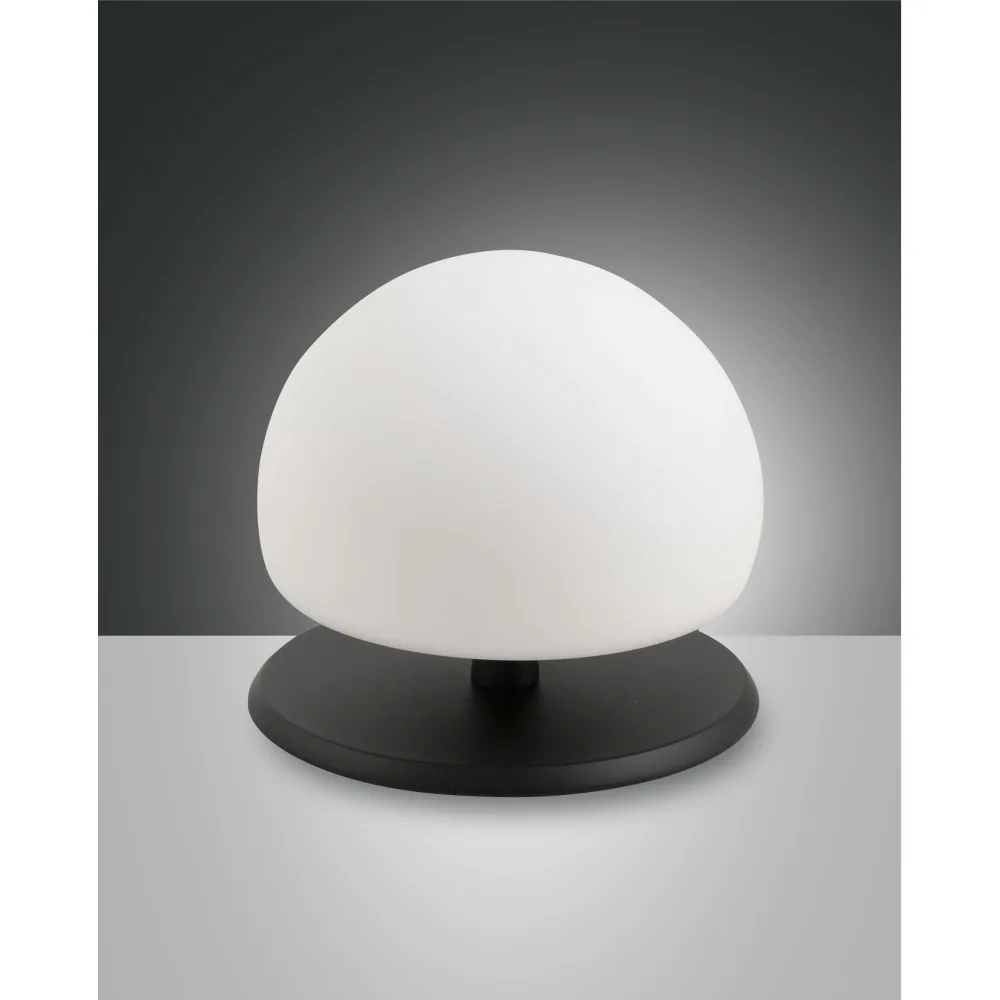 Fabas Luce Lampe à poser LED MORGANA, G9 LED, 1x 3W, 3000K, 220lm, IP20 – noir