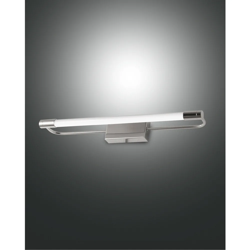 Fabas Luce LED Wall luminaire RAPALLO, 1x 10W, 3000K, 1100lm, IP44, chromed