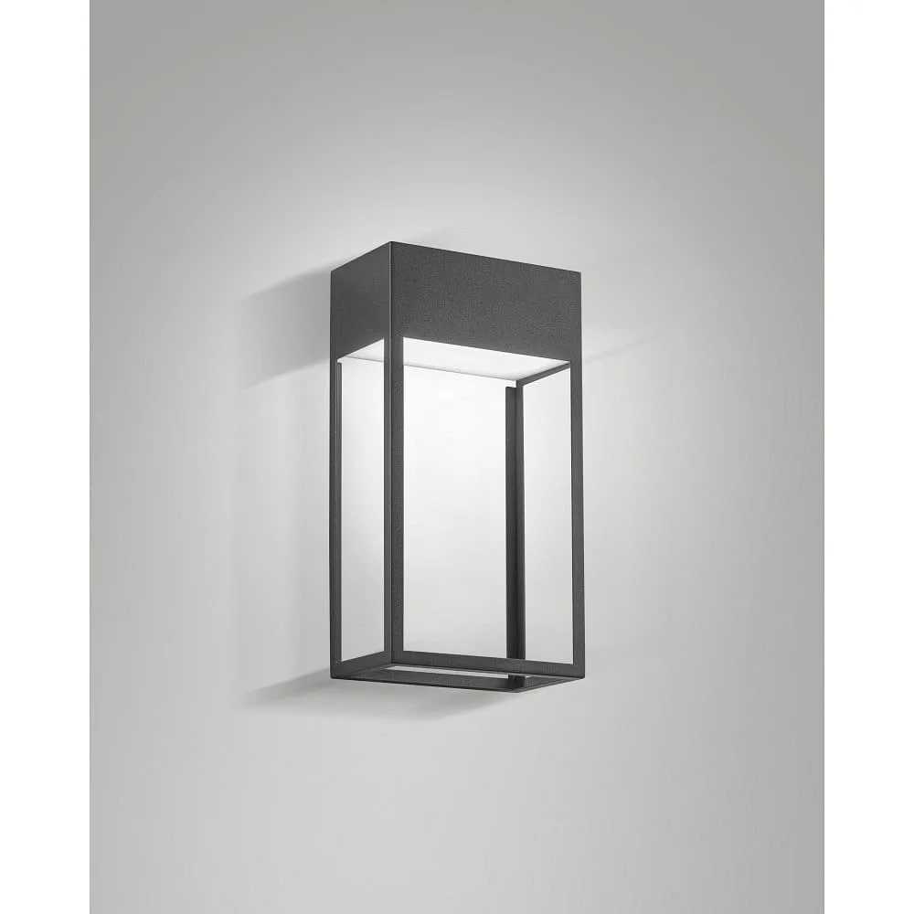 Fabas Luce Applique d'extérieur EDO IP65, gris foncé