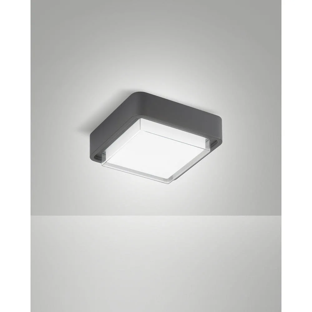 [FAB-6548-61-294] Fabas Luce Outdoor ceiling luminaire DIUK IP65, dark grey