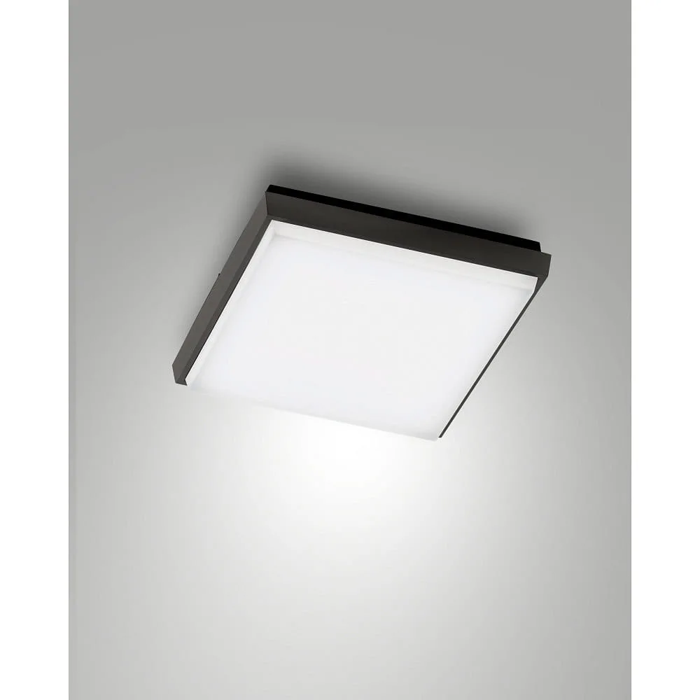 [FAB-3314-61-101] Fabas Luce DESDY Outdoor LED Deckenleuchte, 24x24cm