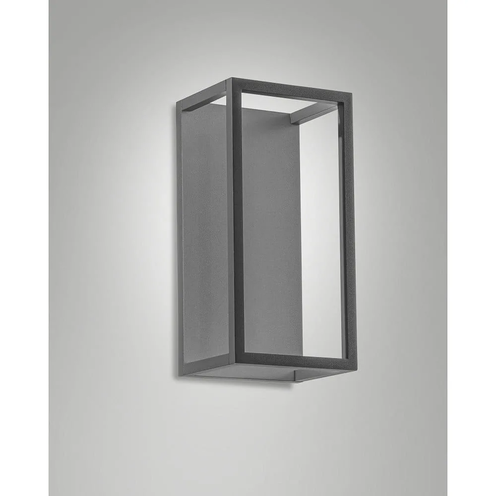 Fabas Luce Outdoor wall luminaire SPIRIT IP54, dark grey