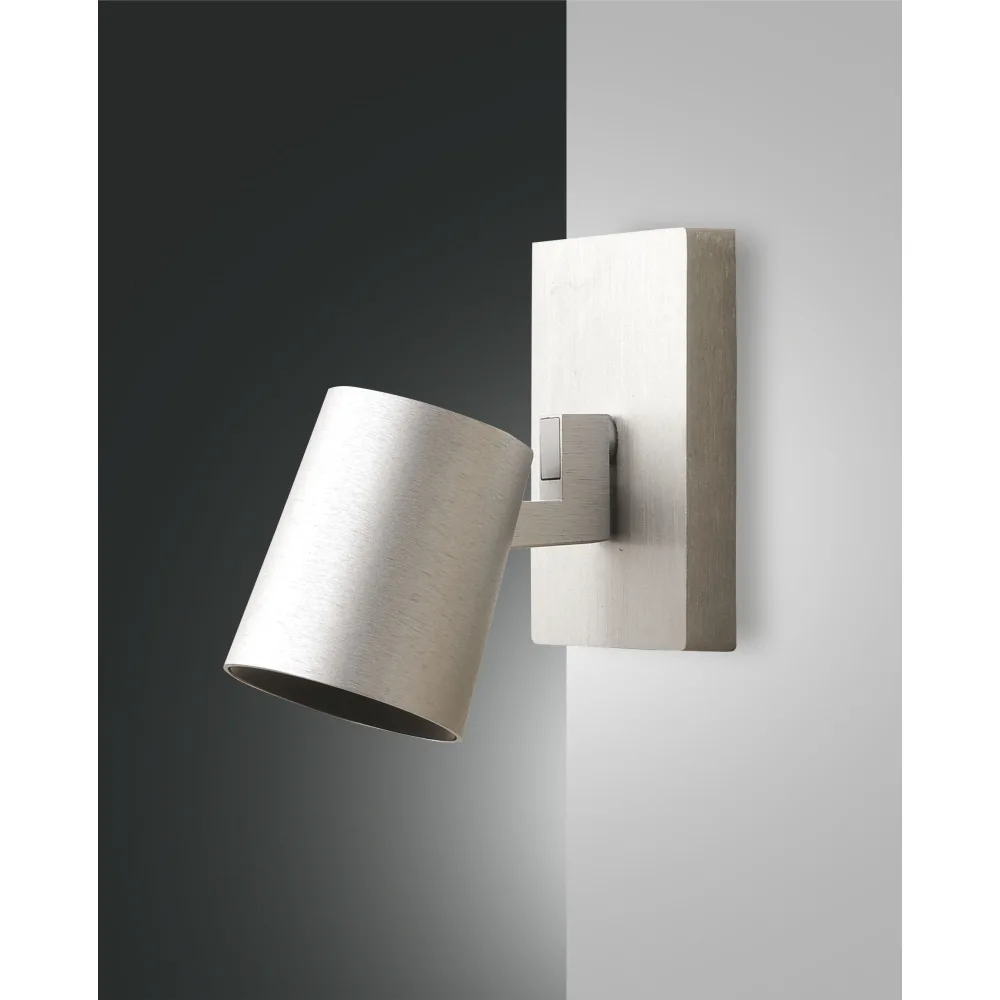 Fabas Luce Spot MODO, GU10, 1x 35W, IP20, aluminium brossé
