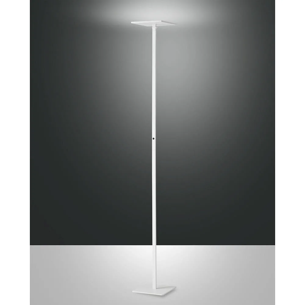 Fabas Luce Lampadaire IDEAL carré, CCT Switch, inclinable, avec variateur tactile IP20, dimmable (FAB-3550-12-102)
