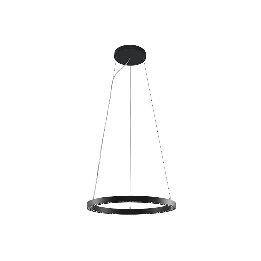 Molto Luce Pendelleuchte PERFORA PRO M IP20, schwarz dimmbar