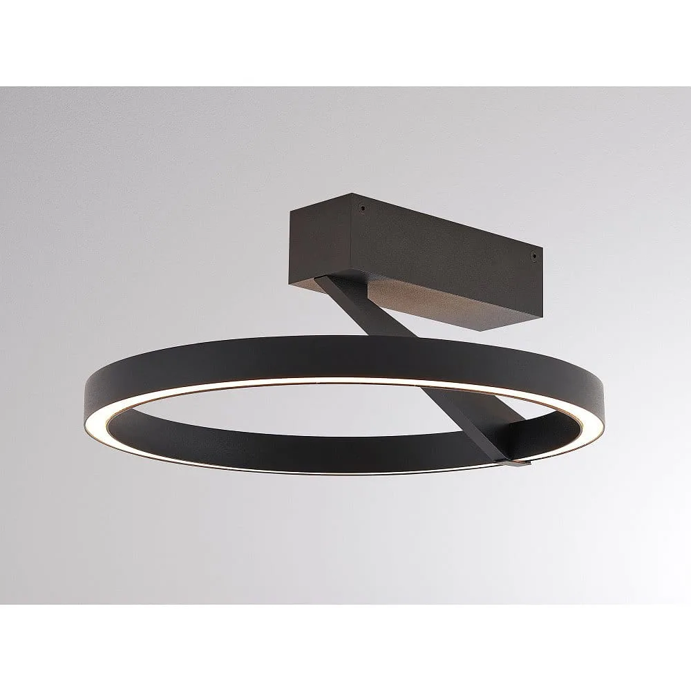 Molto Luce Plafonnier MELLI SDI IP20, noir dimmable
