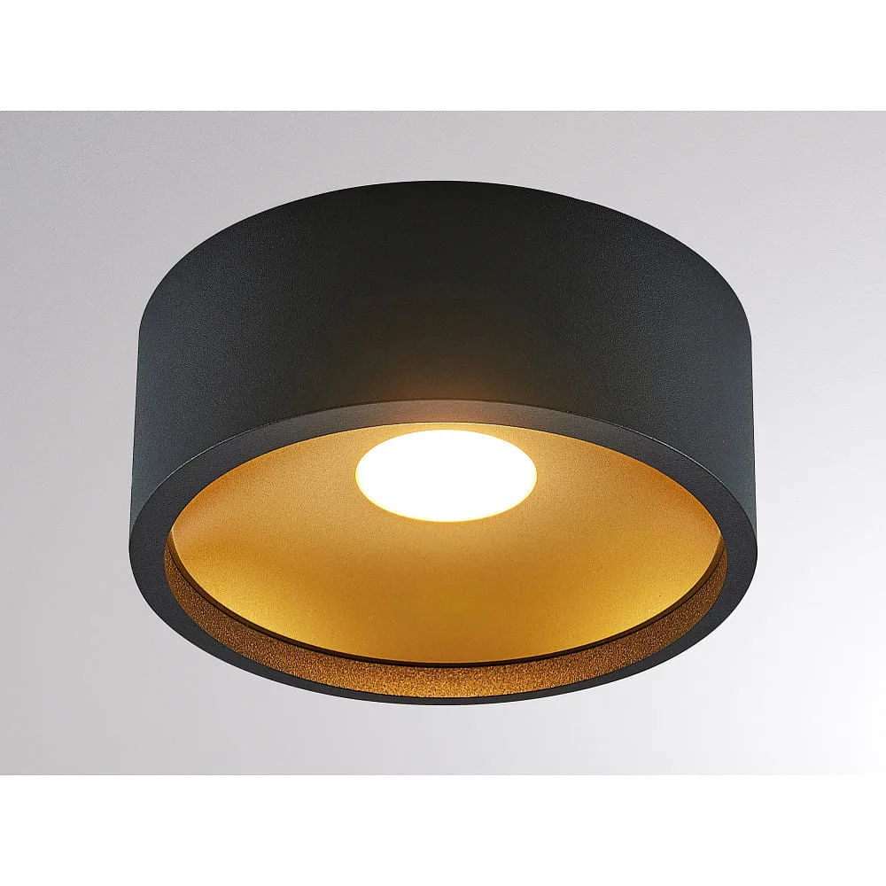 Molto Luce Ceiling luminaire CARMI IP20, gold, black, 2700 K