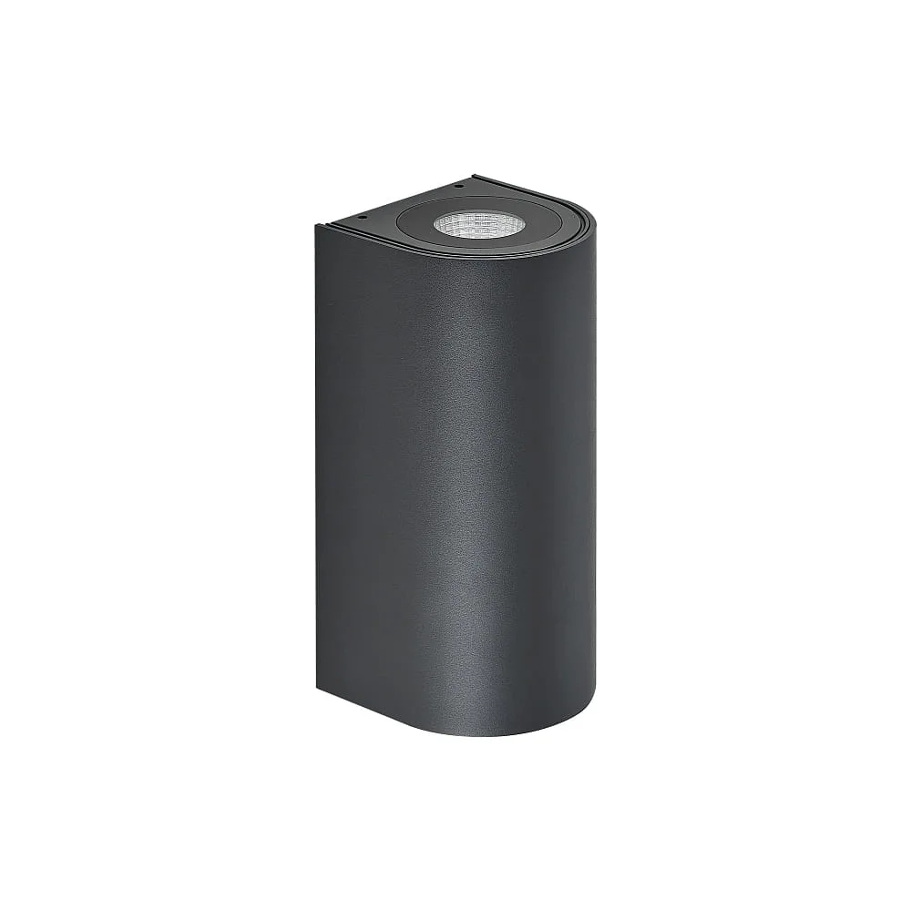 Molto Luce Wall luminaire CORBA RD W round IP65, anthracite dimmable