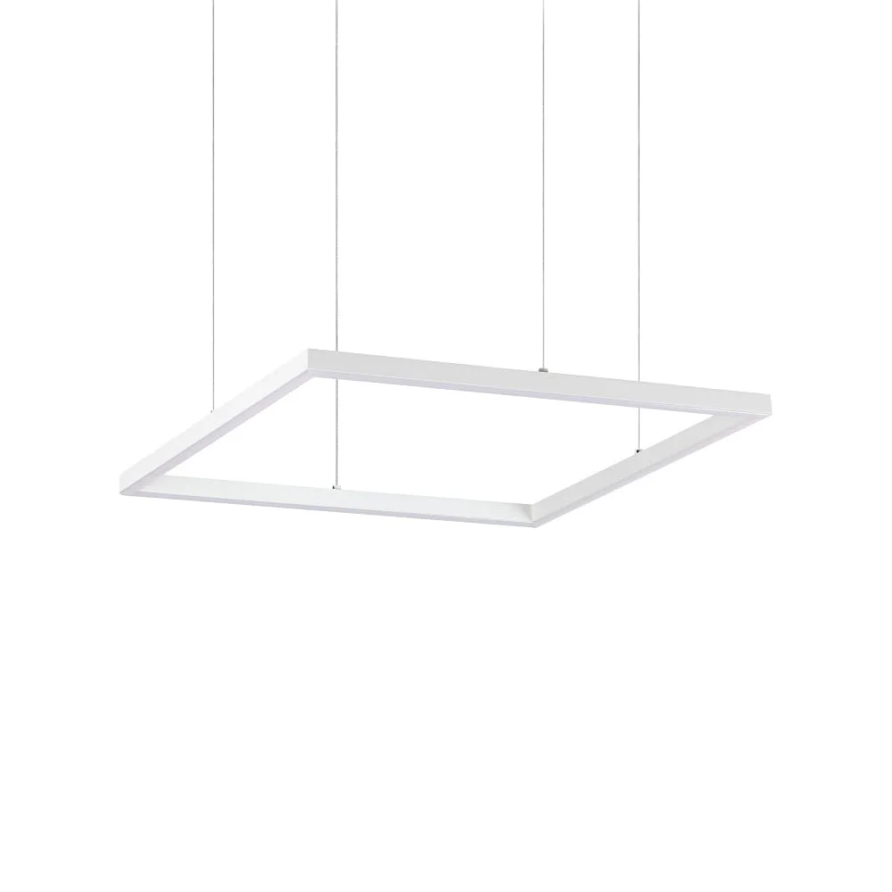 Ideal Lux Suspension ORACLE SLIM 50 carrée, réglable en hauteur IP20 – blanc