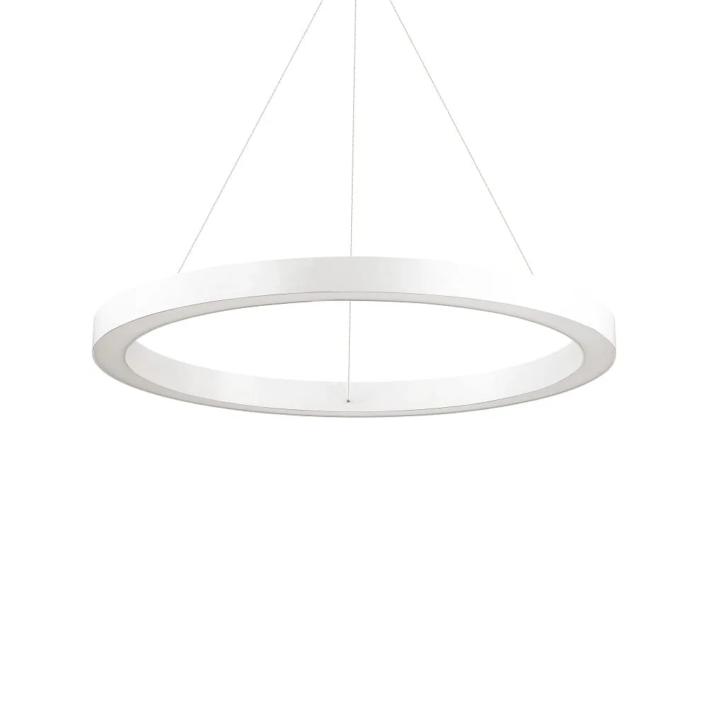 Ideal Lux Suspension LED ORACLE ROUND, Ø 70cm, 35W 3000K 2160lm – blanc