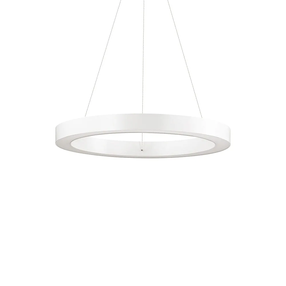 Ideal Lux Suspension LED ORACLE ROUND, Ø 50cm, 28W 3000K 1500lm – blanc