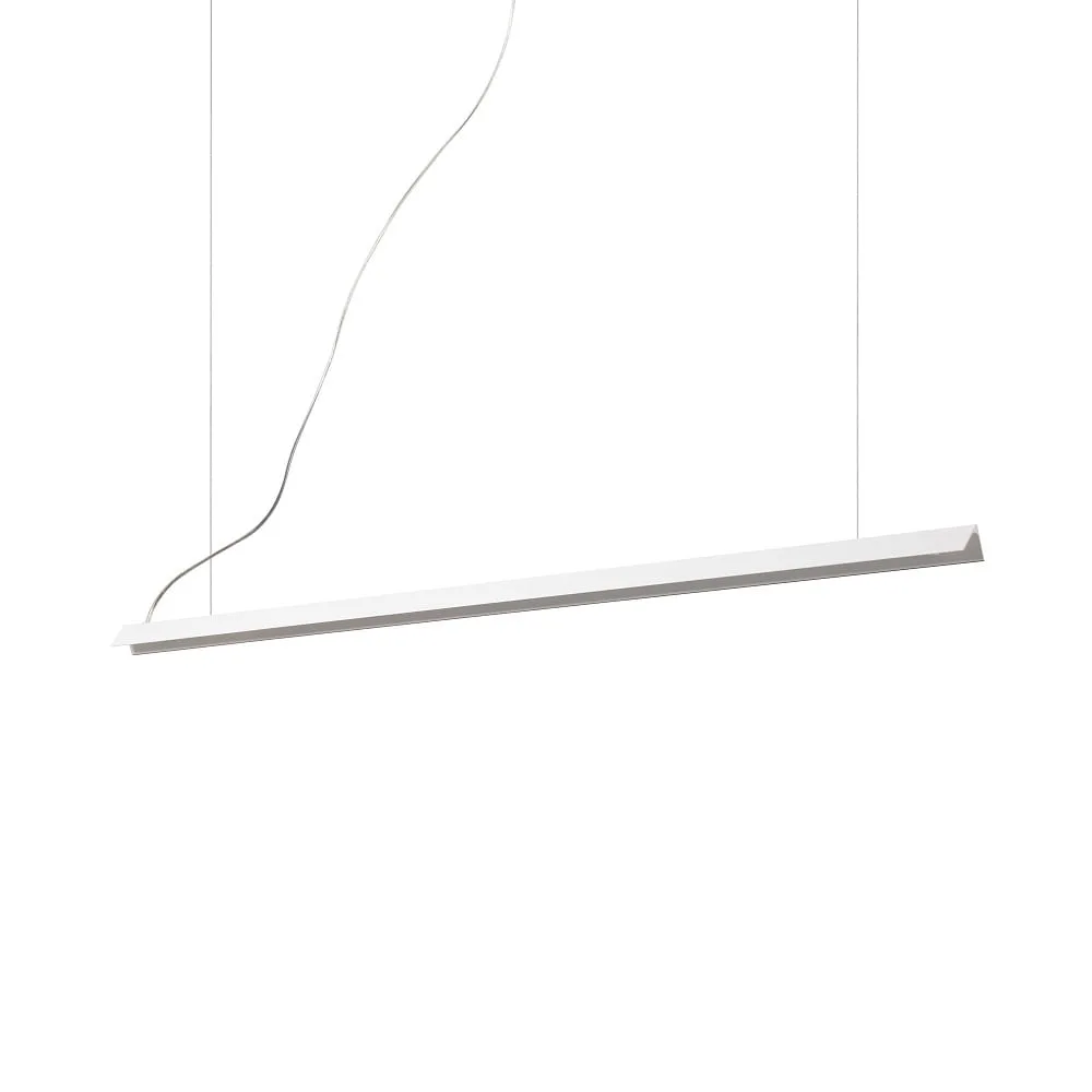 Ideal Lux Pendant luminaire V-LINE adjustable IP20 – White