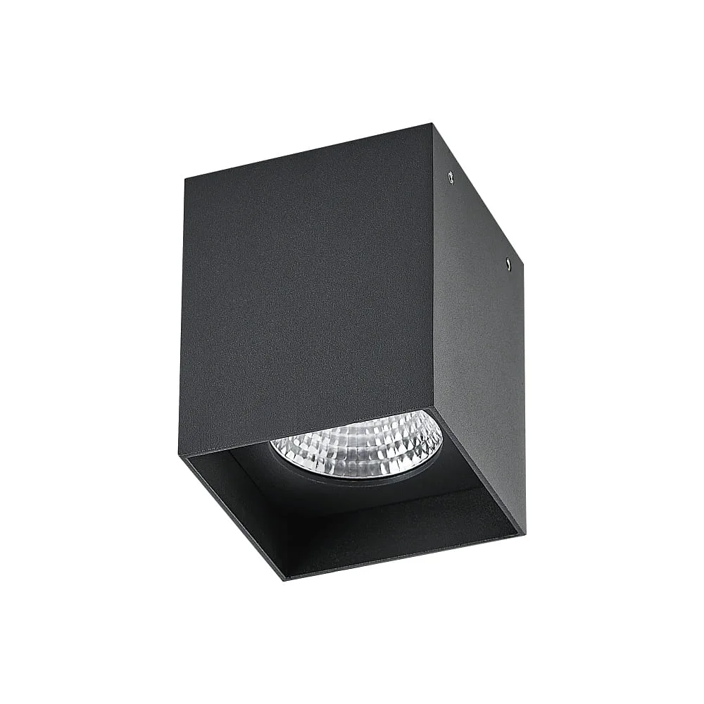 [MOL-305-602427b] Molto Luce Ceiling luminaire AEON SMALL SQUARE IP20, 2700 K (black matt)