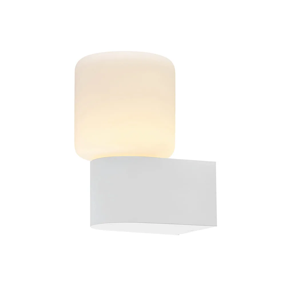 Molto Luce Wandleuchte LANU FLAT W G9 IP44 – Weiß