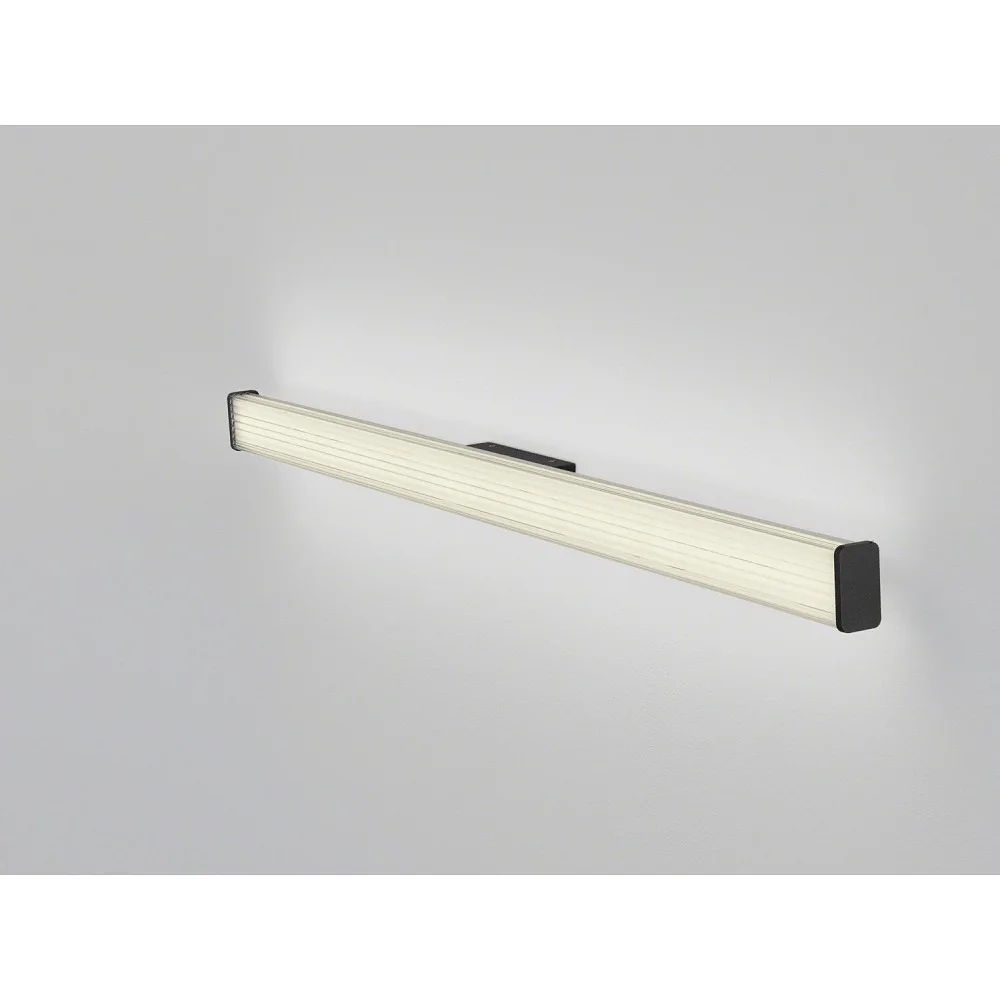 Helestra Wandleuchte ALLA LED IP44 – schwarz matt