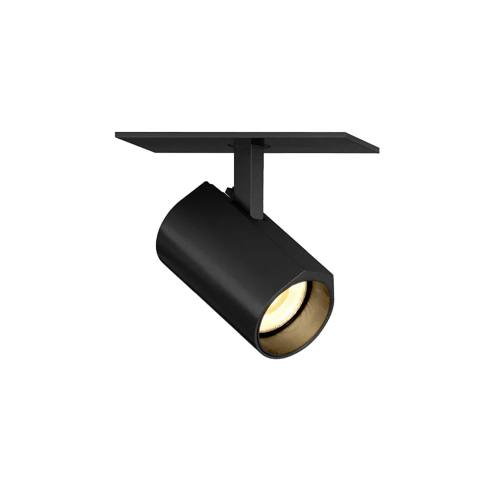 Wever & Ducré Spot CENO CEILING REC 1.1 IP20, 2700 K – noir mat