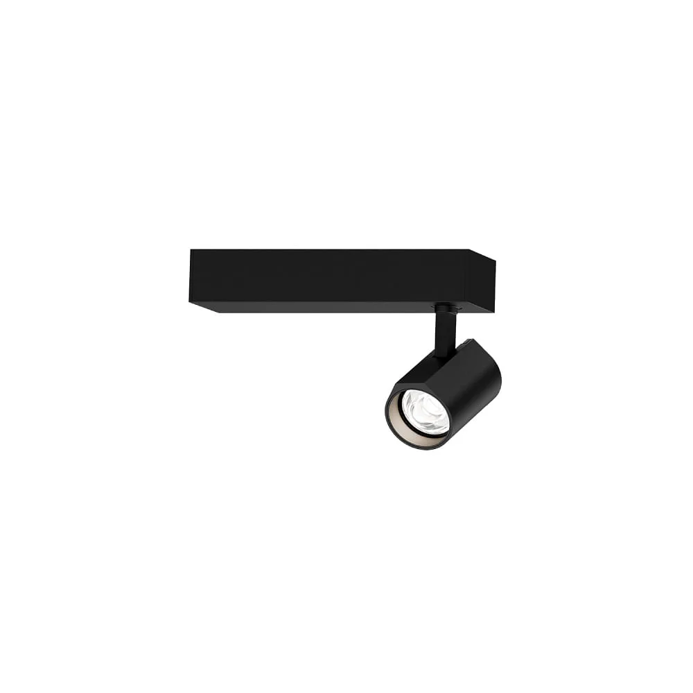 Wever & Ducré Spot CENO CEILING SURF 1.0 IP20, 3000 K – black matt