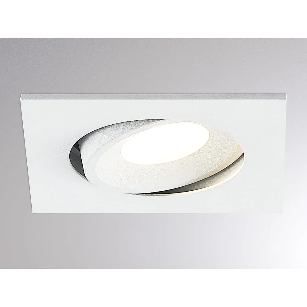 [MOL-222-00134] Molto Luce Encastré AGON FLAT SQUARE IP20, blanc dimmable 5W 505lm 3000K 55°