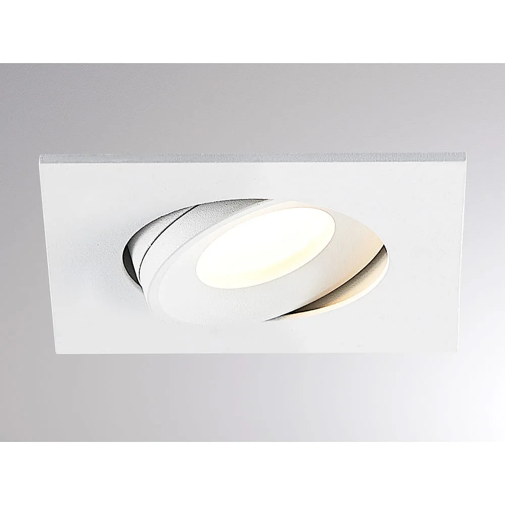 [MOL-222-00142] Molto Luce Recessed light AGON SQUARE IP20, white dimmable 5/9W 475|830lm 3000K 36°
