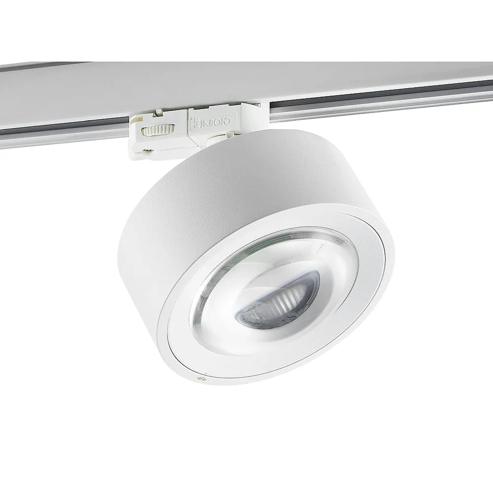 Molto Luce 3-phase spotlight MAG TRACK IP20, white dimmable, 3000 K