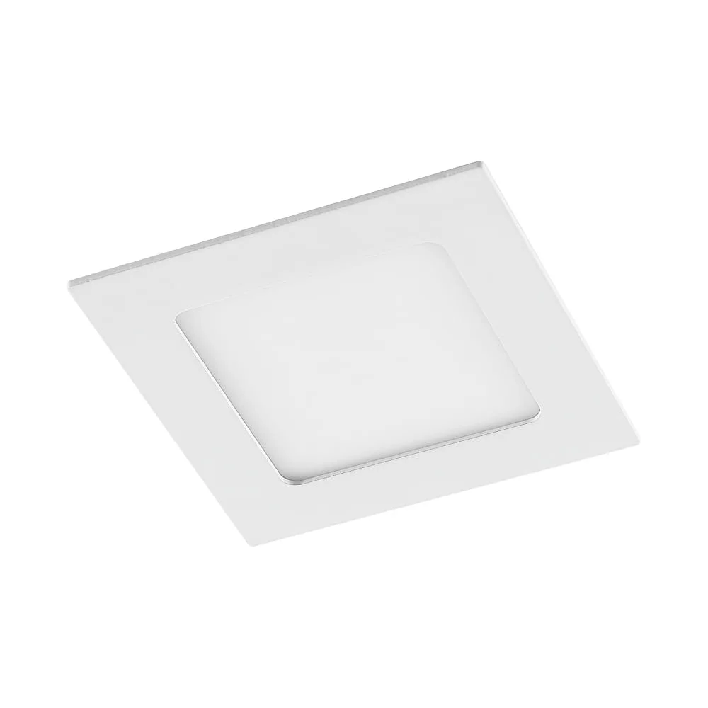 Molto Luce Ceiling light MOON SQUARE R IP44/IP20, matt white, dimmable, 730 lm